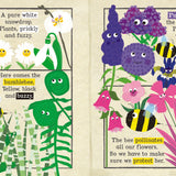 Nursery Times Crinkly Newspaper – Flowers and the Bee