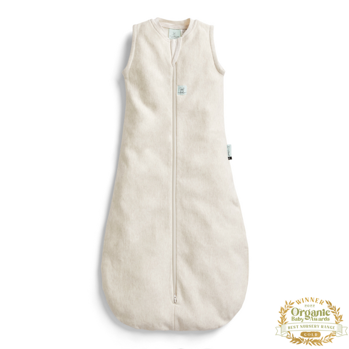 ErgoPouch - Organic All Year Jersey Sleeping Bag - Oatmeal - 1.0 TOG