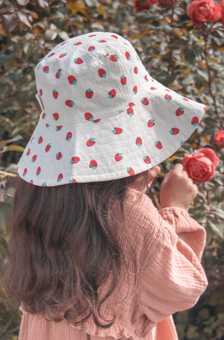 Strawberry Fair Reversible Sun Hat