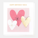 Happy Birthday Niece Heart Presents
