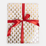 Mini Gold Trees Full Foil Flat Wrap