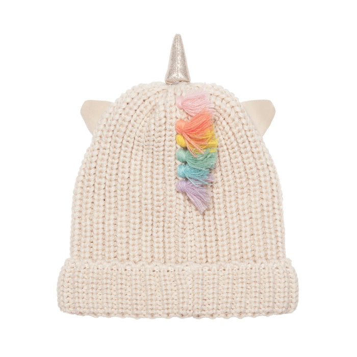 Rainbow Unicorn Knitted Hat