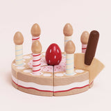 Sliceable Birthday Cake & Candles