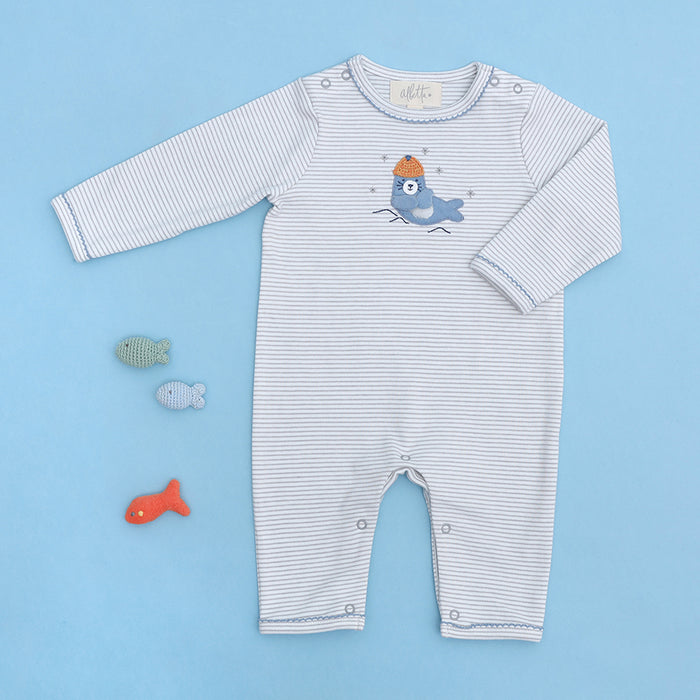 Applique Sebby Seal Babygro