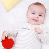 Crochet Apple & Caterpillar Rattle Toy