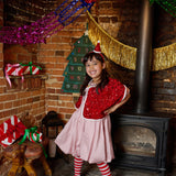 Sequin Velvet Santa Headband