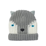 Husky Dog Knitted Hat 3-6 Years