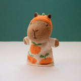 Capybara Hand Puppet in Organic Cotton