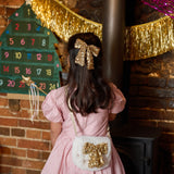 Bedazzle Sequin Bow Clip