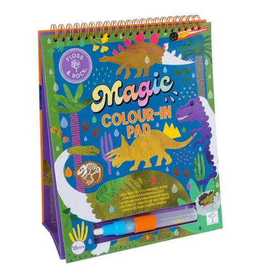 Magic Colour Changing Water Flip Pad Easel and Pen - Dinosaurs