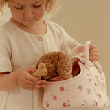 Plush Dog Jackie in Bag