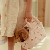 Plush Dog Jackie in Bag