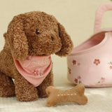 Plush Dog Jackie in Bag