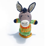 Donkey Hand Puppet in Organic Cotton