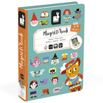 Magnetibook with colorful illustrations on a white background