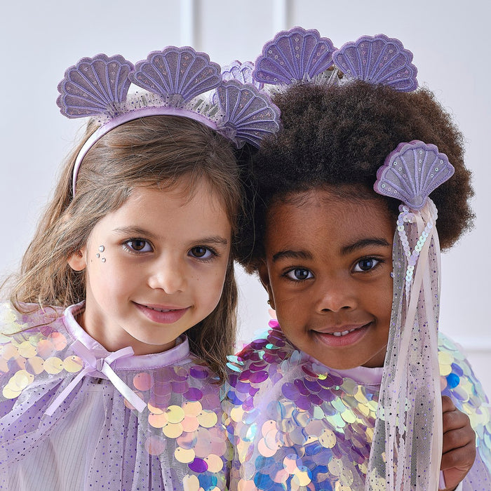 Purple Sequin Mermaid Headband