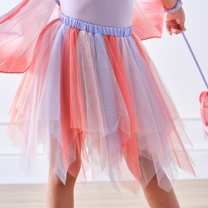 Red and Lilac Butterfly Costume Tutu