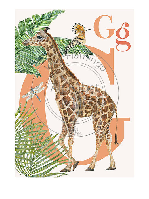 Alphabet Print G (Giraffe)
