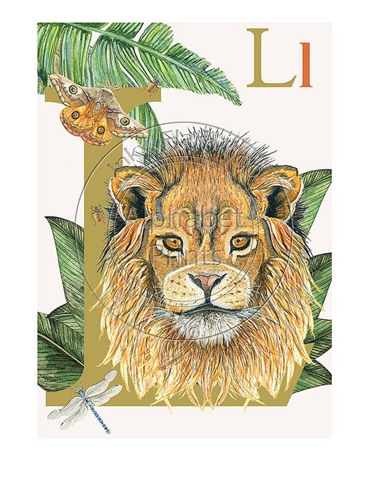 Alphabet Print L (Lion)