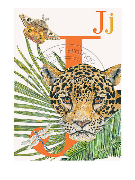 Alphabet Print J (Jaguar)