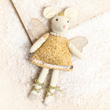 Felt Festive Angel Mouse Tree Topper