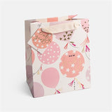 Baby Girl Balloons Medium Gift Bag