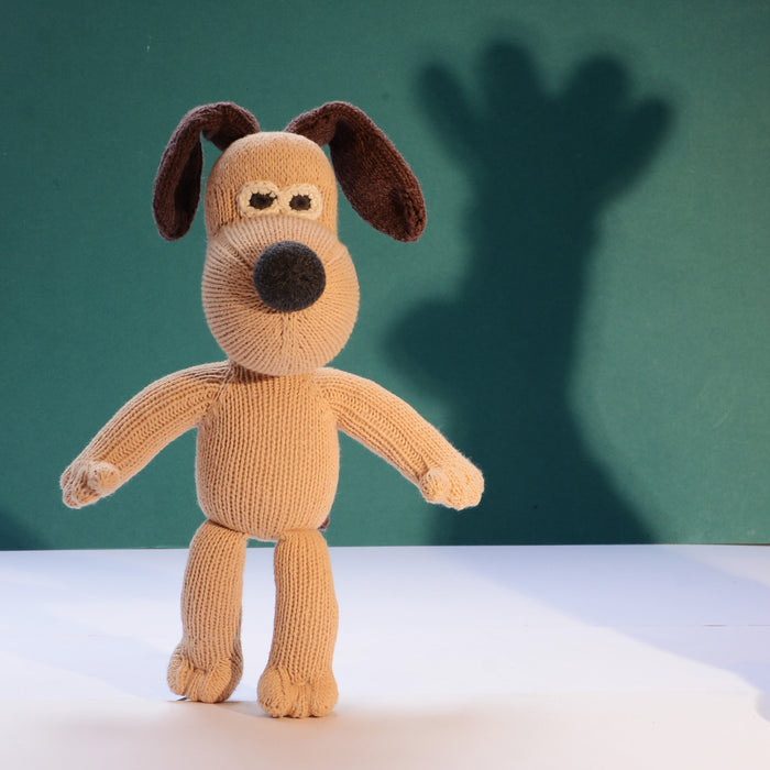 Hand Knitted Gromit Soft Toy