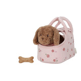 Plush Dog Jackie in Bag