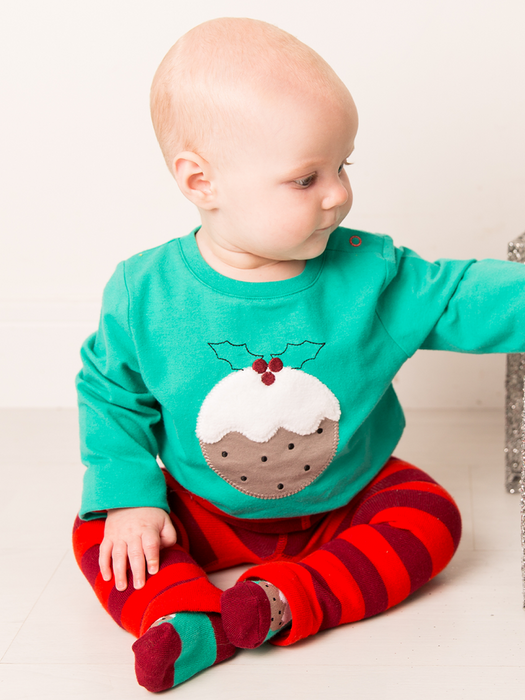 Christmas Pudding Outfit Gift Bag