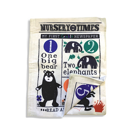 Nursery Times Crinkly Newspaper - Count Creatures