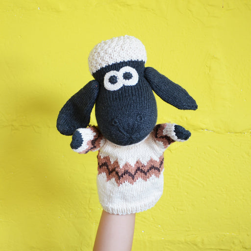 Shaun The Sheep Hand Knitted Puppet