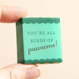 Tiny Matchbox Ceramic Sausage Dog Token