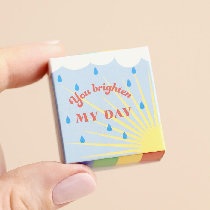 Tiny Matchbox Ceramic Rainbow