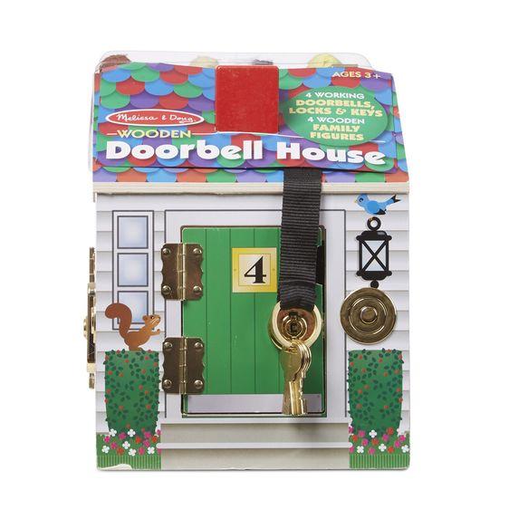 Wooden Doorbell House - souzu.co.uk