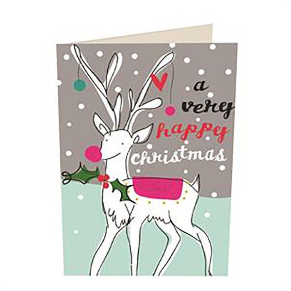 Reindeer Christmas Card Pack - souzu.co.uk