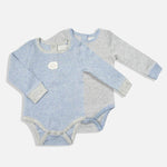 Mini Cloud & Boy Bunny Set of 2 Bodysuits - souzu.co.uk