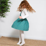 Side Stitch Tights Cream