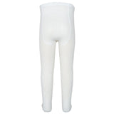 Side Stitch Tights Cream