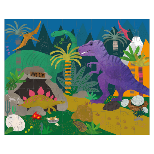 Floss and Rock 50 Piece Magic Moving Puzzle - Dinosaur