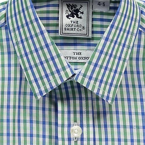 Green & Navy Shirt - souzu.co.uk