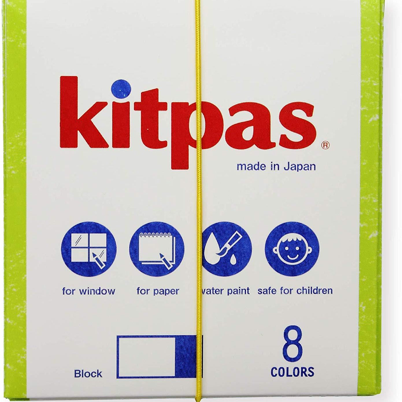 Kitpas Crayons Block set of 8 - souzu.co.uk