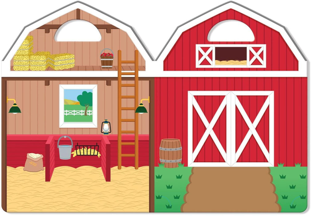 Reusable Puffy Stickers Farm