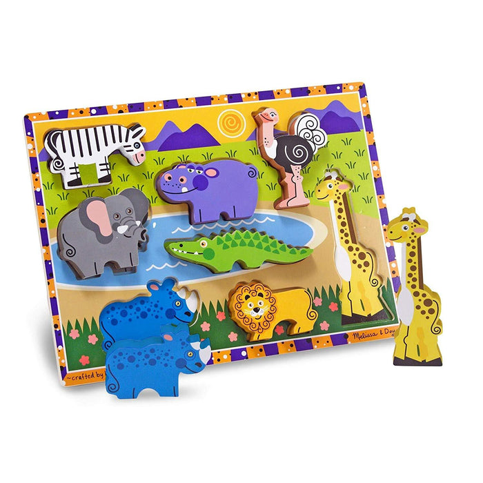 Safari Chunky Animal Puzzles - souzu.co.uk