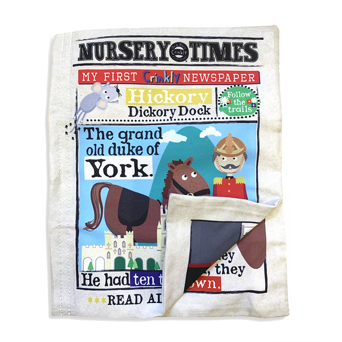 Nursery Times Crinkly Newspaper - Hickory dickory, Grand Duke, Round the garden