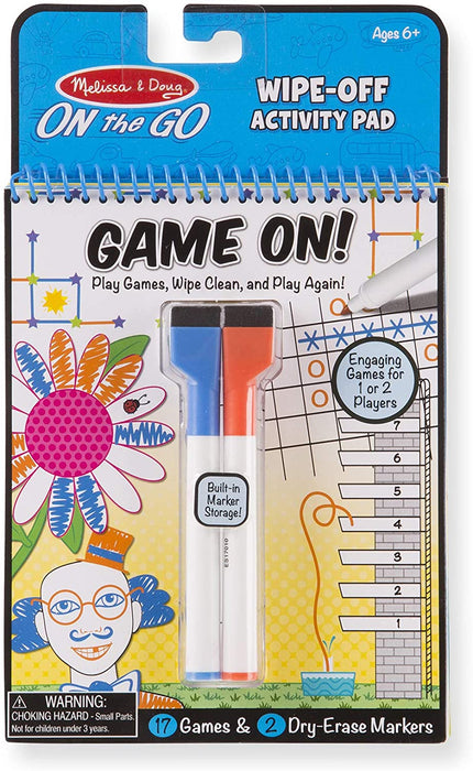 Wipe Off Activity Pad Game On