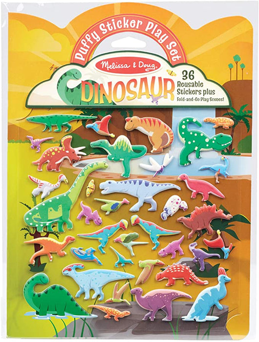 Reusable Puffy Stickers - Dinosaurs