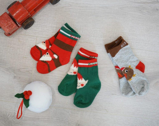 Christmas Socks pack of 3 - souzu.co.uk