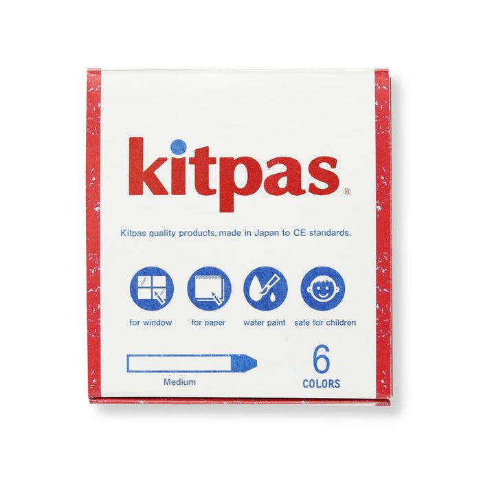 Kitpas Crayons Set of 6 - souzu.co.uk