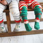 Snowman Fluffy Christmas Socks - souzu.co.uk