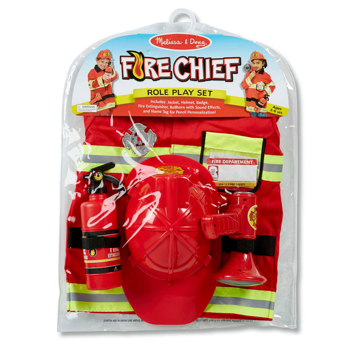 Fire Chief Role Play Costume Set